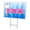 Signmission Ice Cream Sodas Yard Sign & Stake outdoor plastic coroplast window, C-1824 Ice Cream Sodas C-1824 Ice Cream Sodas - alternate 1